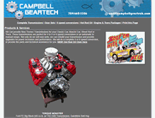 Tablet Screenshot of campbellgeartech.com